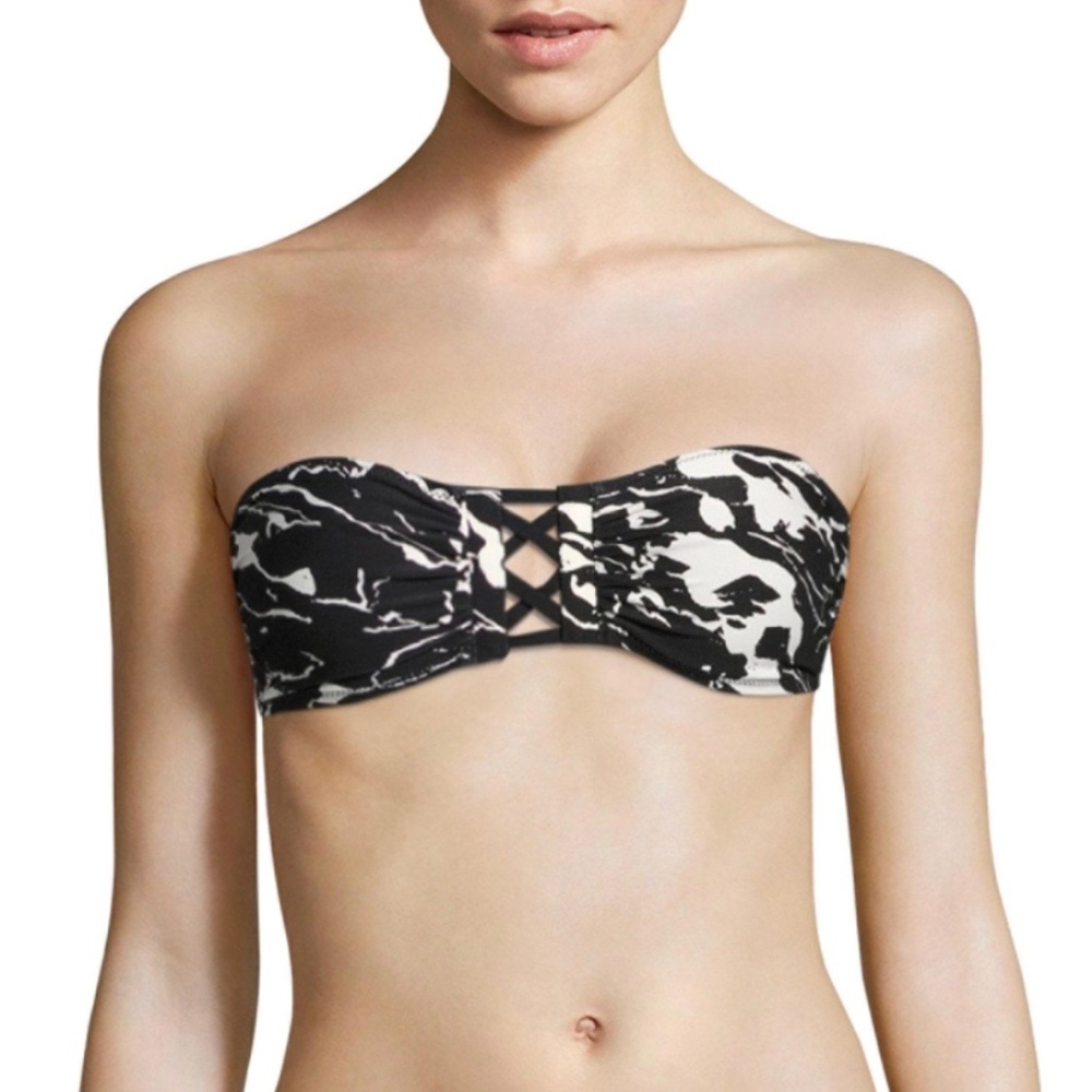 NWT PROENZA SHOULER Bikini Top Bandeau Marble
